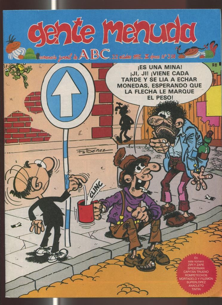 Gente Menuda seminario juvenil de ABC numero 310: El Capitan Trueno, etc