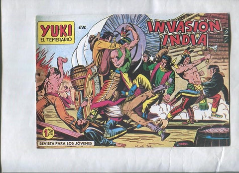 Yuki el temerario facsimil numero 004: Invasion india