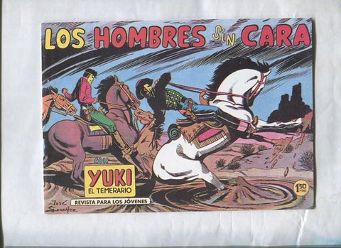 Yuki el temerario facsimil numero 015: Los hombres sin cara