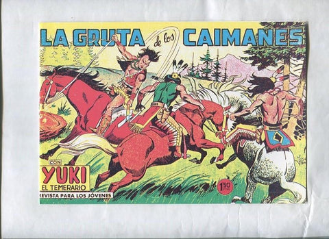 Yuki el temerario facsimil numero 035: La gruta de los caimanes
