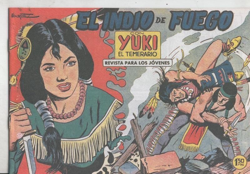 Yuki el temerario facsimil numero 051: El indio de fuego