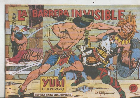 Yuki el temerario facsimil numero 056: La barrera invisible