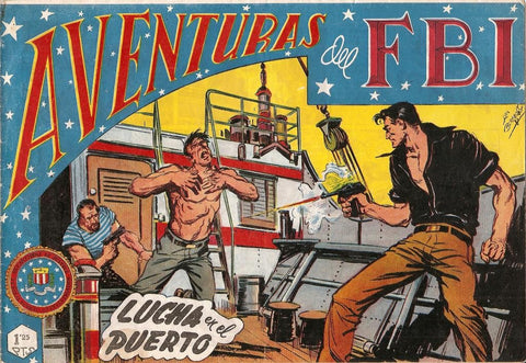 Aventuras del FBI original numero 086: Lucha en el puerto (numerada 2 en trasera)