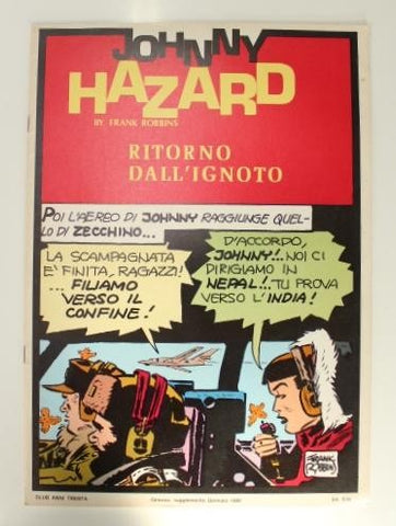 JOHNNY HAZARD - Tiras del 28-12-1959 al 26-03-1960: Ritorno Dall,Ignoto