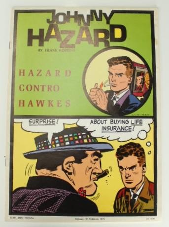 JOHNNY HAZARD - Tiras del 23-04-1956 al 28-07-1956: Hazard contro Hawkes