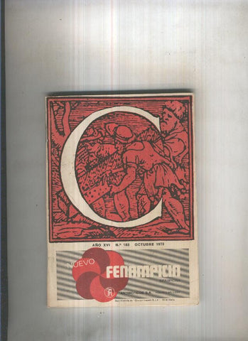 Suplemento Laboratorios Biohorm numero 183, octubre 1973:Nuevo Fenampicin