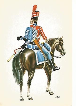 POSTAL 53064: HUSAR DE MARIA LUISA. 1808