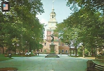 POSTAL 53130: FILADELFIA. La Casa de la Independencia