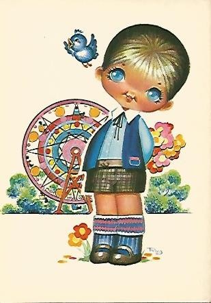 POSTAL 53215:  DIBUJO DE ROY