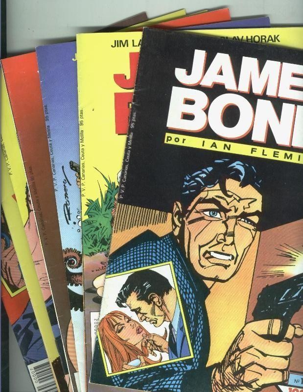 James Bond, coleccion (algun ejemplar con cello lado lomo protegiendo esa parte)