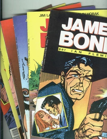James Bond, coleccion (algun ejemplar con cello lado lomo protegiendo esa parte)