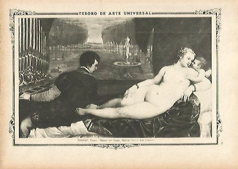 LAMINA 1297. TIZIANO. Venus