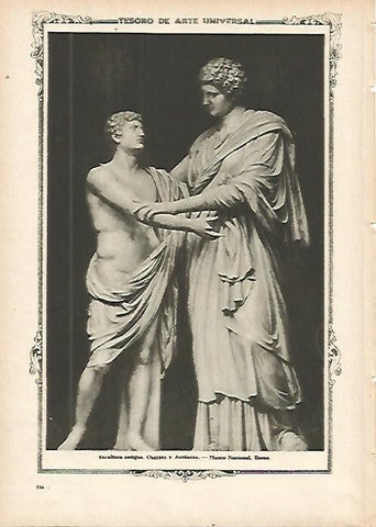 LAMINA 1308. Orestes y Antigona