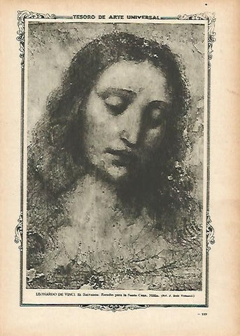 LAMINA 1310. LEONARDO DA VINCI. El Salvador