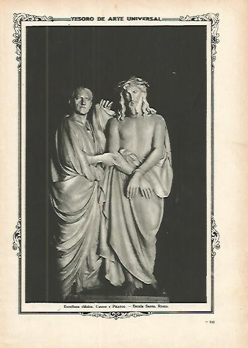 LAMINA 1321. Cristo y Pilatos