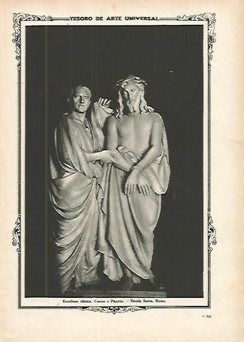 LAMINA 1321. Cristo y Pilatos