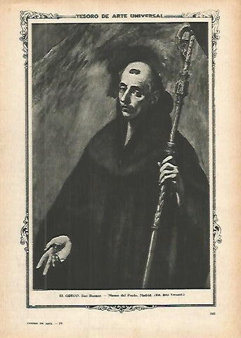 LAMINA 1323. EL GRECO. San Basilio