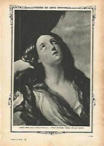 LAMINA 1328. GUIDO RENI. Santa Maria Magdalena