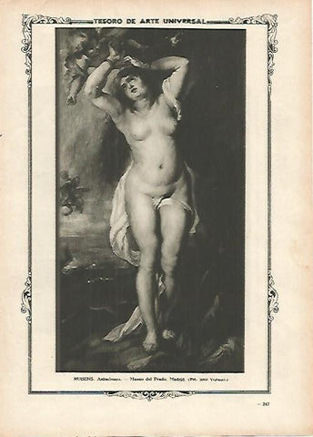 LAMINA 1376. RUBENS. Andromeda
