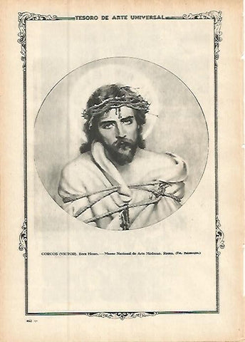 LAMINA 1471. VICTOR CORCOS. Ecce Homo