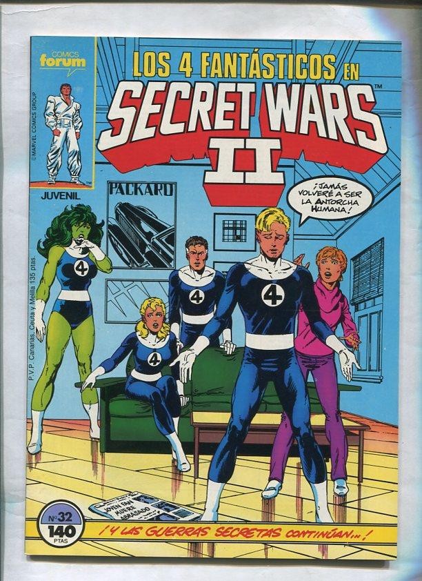Secret Wars numero 32: Los 4 Fantasticos