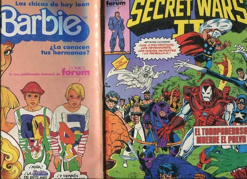 Secret Wars numero 29: Secret Wars II (numerado 1 en trasera)