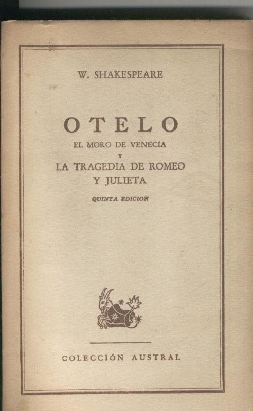 Austral numero 087: Otelo, el moro de Venecia-La tragedia de Romeo y Julieta