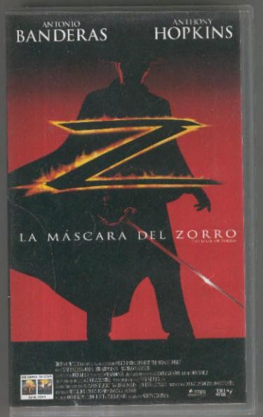 VHS Cine: LA MASCARA DEL ZORRO (Gran Estreno 2000)