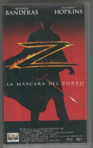 VHS Cine: LA MASCARA DEL ZORRO (Gran Estreno 2000)