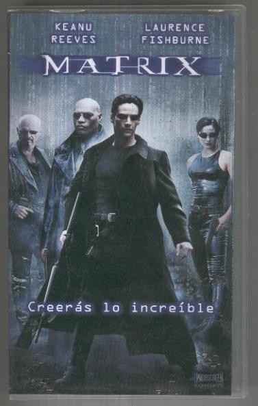 VHS Cine: MATRIX (Gran Estreno 5 y accion)