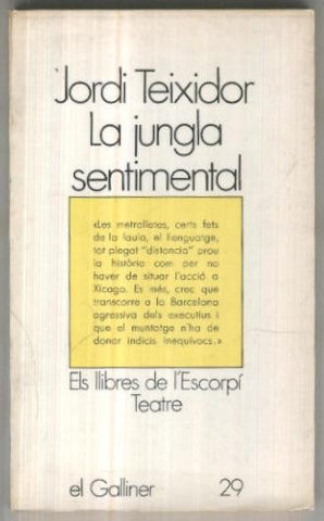 Els llibres de l,escorpi numero 029: La jungla sentimental