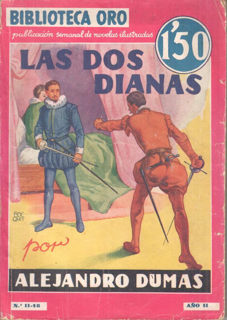 Biblioteca Oro Rosa numero II-18: Las dos dianas