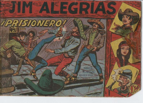 Jim Alegrias de Maga  numero 10: Prisionero, roto trasera parte superior