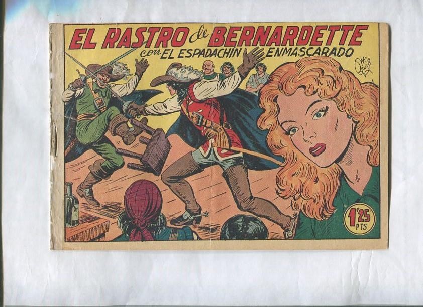 El Espadachin Enmascarado original numero 104: El rastro de Bernardette