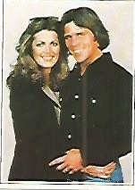CROMO 156 SUPERCROMOS DE FABULA: PAREJAS FAMOSAS. No 192. Grant Goodeve y esposa