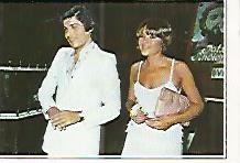 CROMO 174 SUPERCROMOS DE FABULA: PAREJAS FAMOSAS. No  201. Pilar Velazquez y Miguel Gallardo