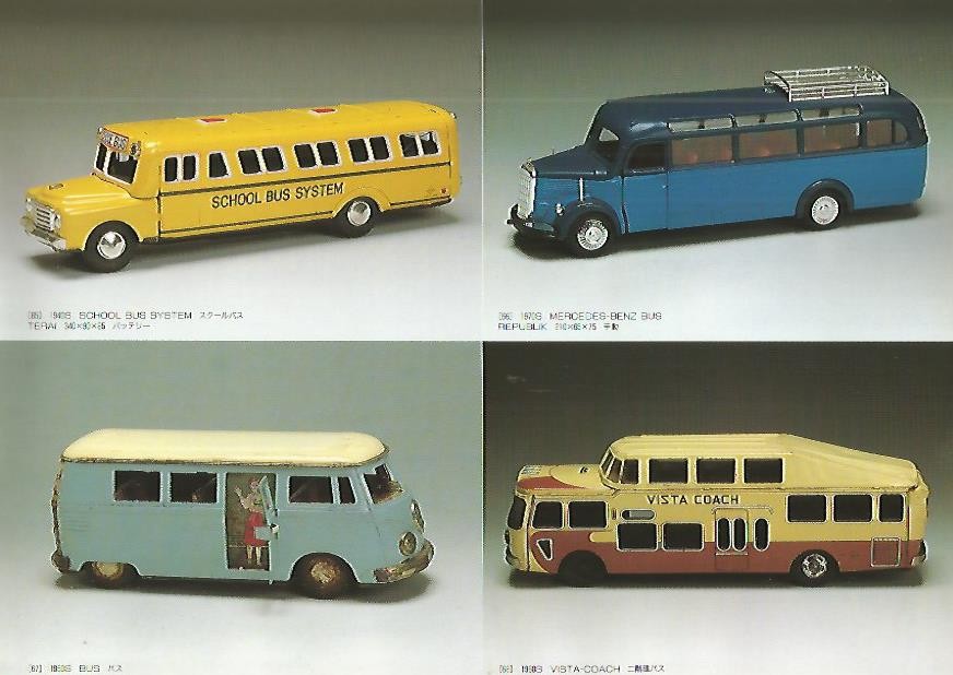 LAMINA / SHEET 13: SCHOOL BUS SYSTEM. 1940s / MERCEDES-BENZ BUS 1970s/ BUS 1950s/ VISTA-COACH. 1960s