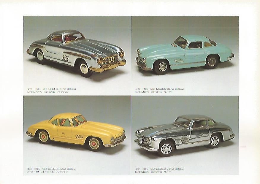 LAMINA / SHEET 48: MERCEDES BENZ 300SLG MANDAIYA. 1950s/ MERCEDES BENZ 300SLG MARUSAN. 1950s