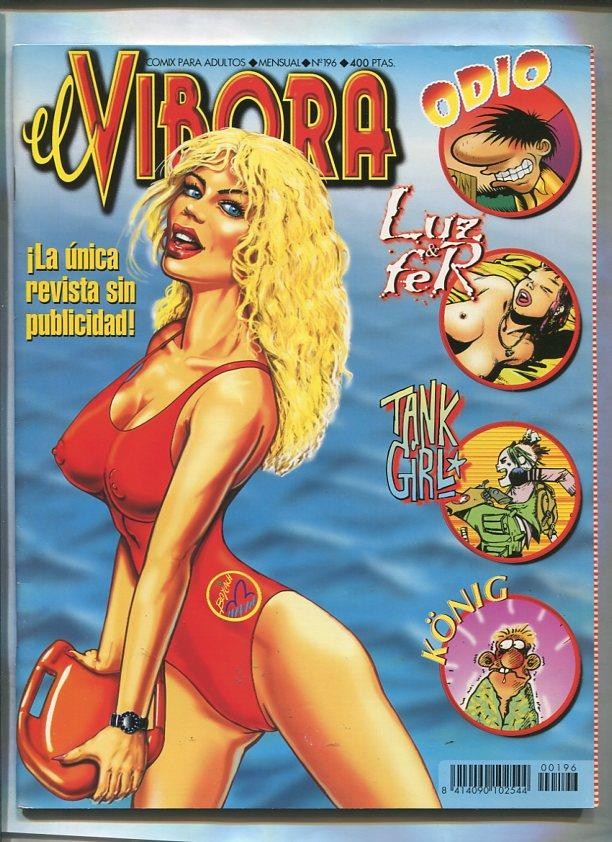 El Vibora revista numero 196: Odio, Koning, Tank Girl, etc