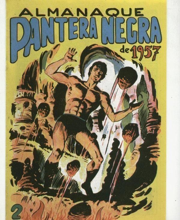 Facsimil: Almanaque para 1957 de Pantera Negra: El volcan rojo