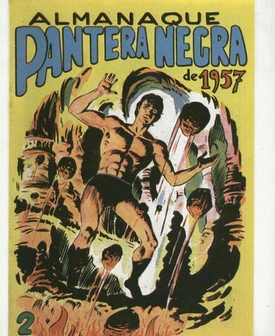 Facsimil: Almanaque para 1957 de Pantera Negra: El volcan rojo