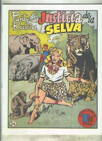Pantera Rubia facsimil: Justicia de la selva