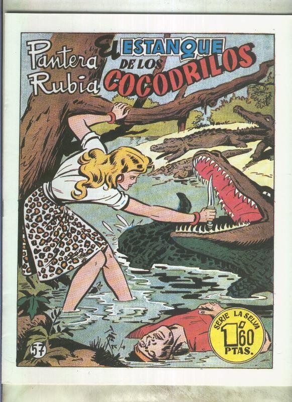 Pantera Rubia facsimil: El estanque de los cocodrilos