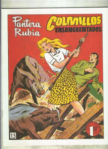 Pantera Rubia facsimil: Colmillos ensangrentados