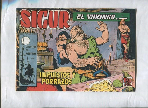 Facsimil: Sigur el vikingo numero 29: Impuestos y porrazos