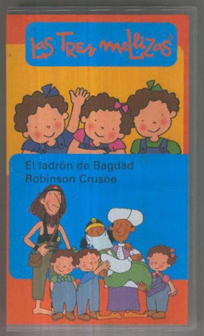 VHS Cine-Animacion: LAS TRES MELLIZAS - El Ladron de Bagdad