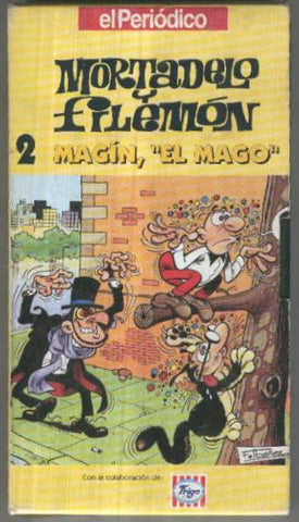 VHS Animacion: MORTADELO Y FILEMON No.02 - Magin, el Mago (El Periodico)