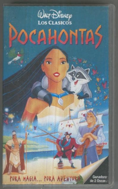 VHS Cine-Animacion: POCAHONTAS (Los Clasicos Disney)