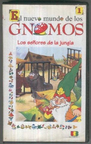 VHS Cine-Animacion: EL NUEVO MUNDO DE LOS GNOMOS No.01 - Los Señores de la Jungla