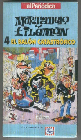 VHS Animacion: MORTADELO Y FILEMON No.04 - EL Balon Catastrofico (El Periodico)